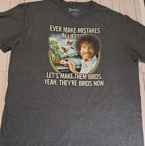 BOB ROSS SIZE LARGE T-SHIRT.